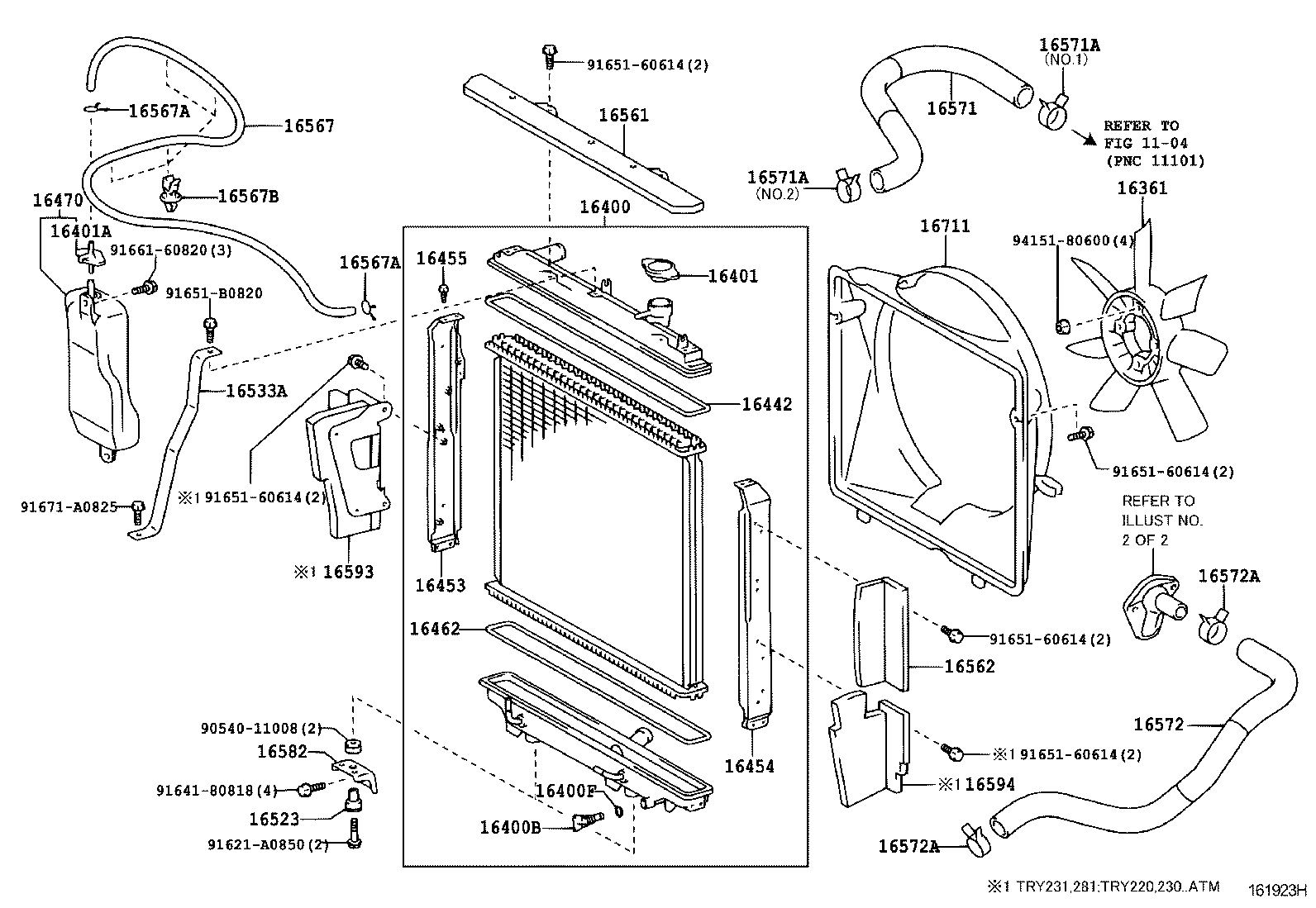  DYNA TOYOACE |  RADIATOR WATER OUTLET