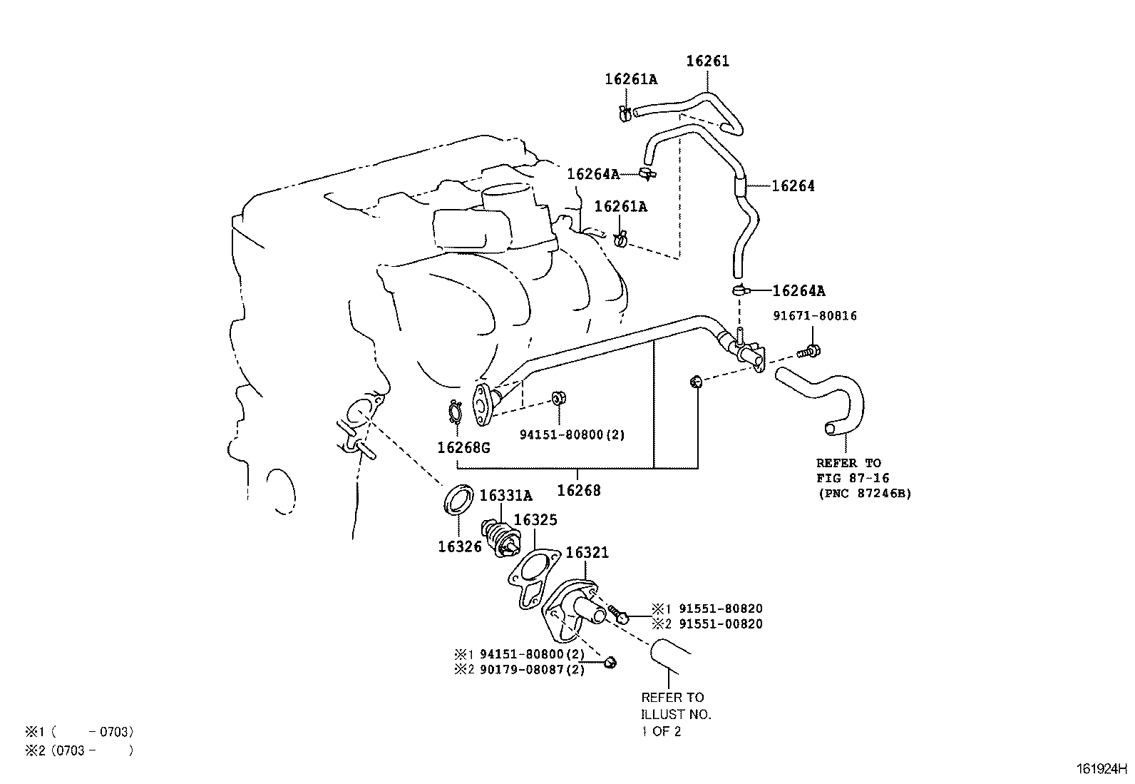  DYNA TOYOACE |  RADIATOR WATER OUTLET