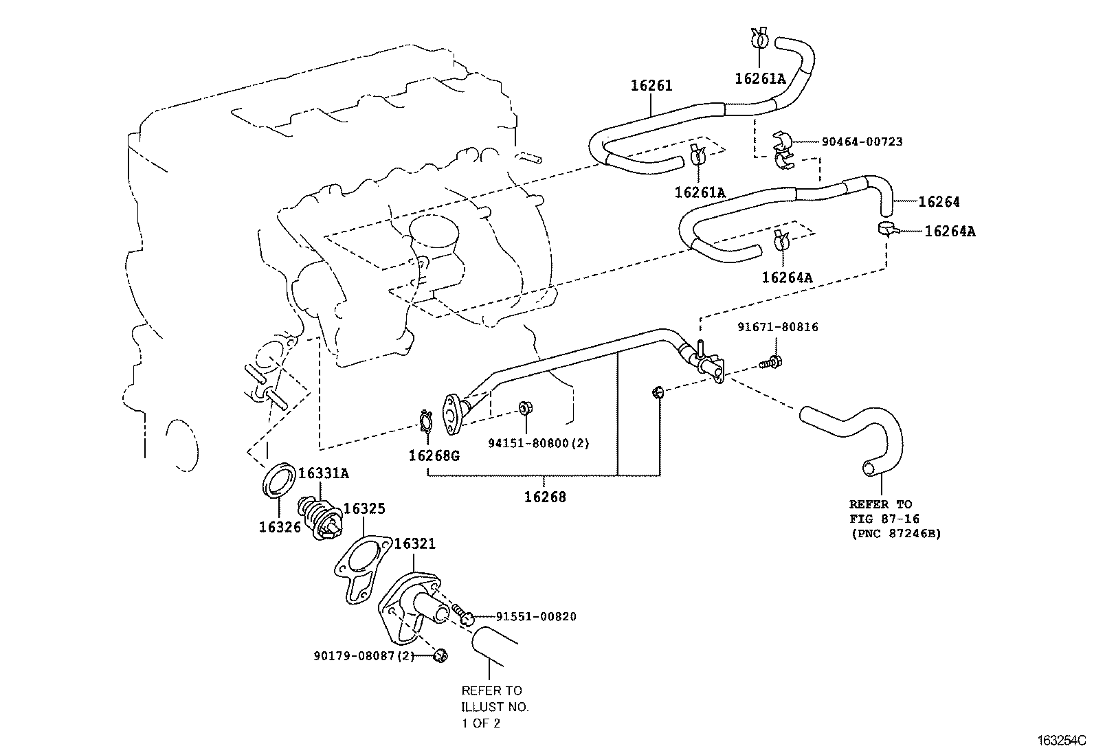  DYNA TOYOACE |  RADIATOR WATER OUTLET