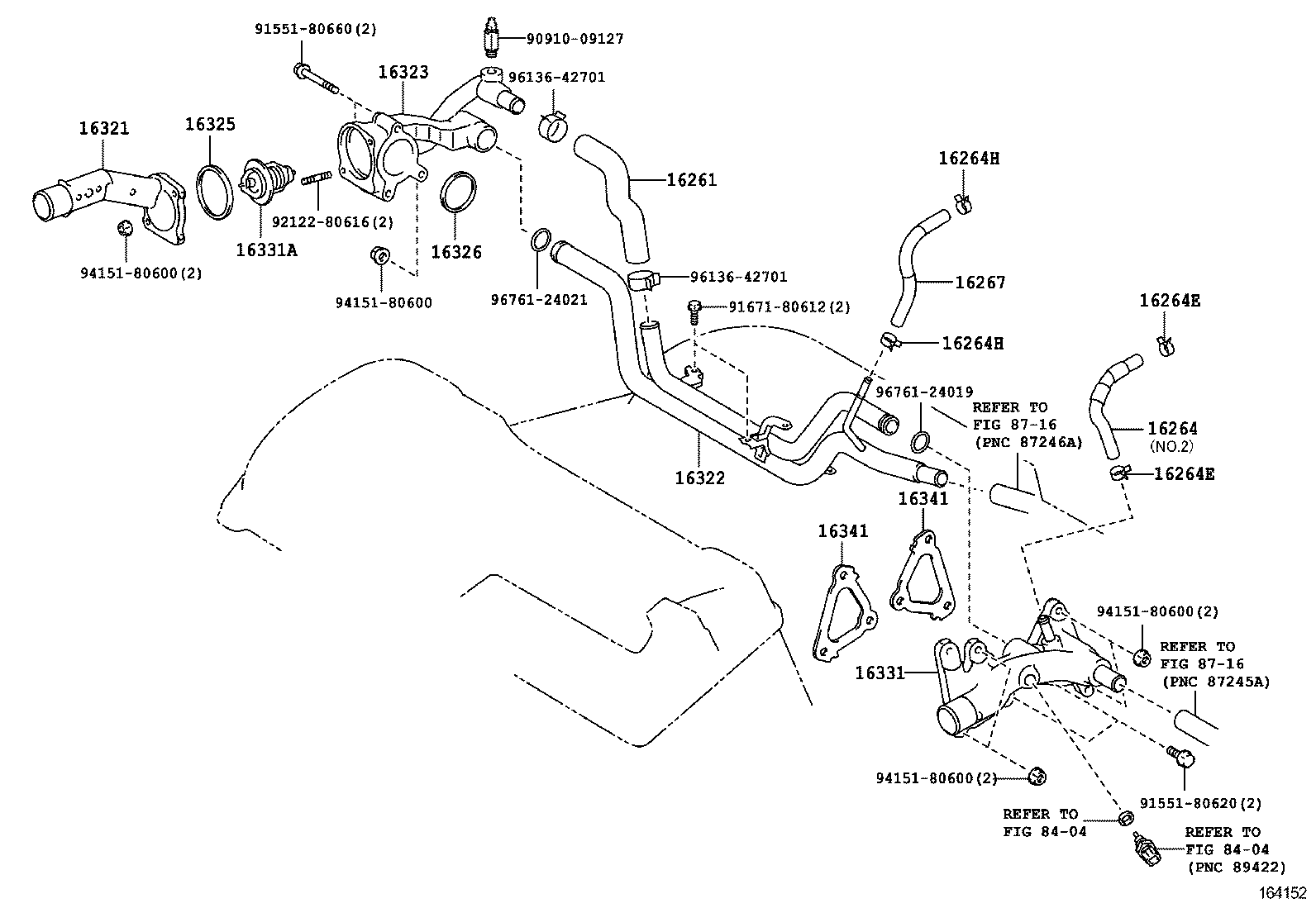  RAV4 VANGUARD |  RADIATOR WATER OUTLET