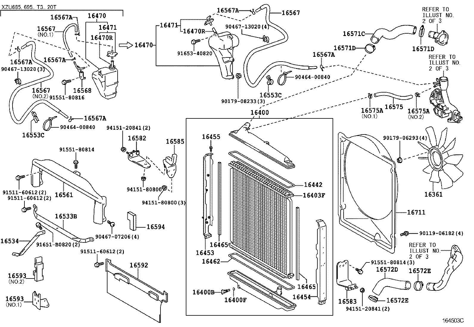  DYNA TOYOACE |  RADIATOR WATER OUTLET