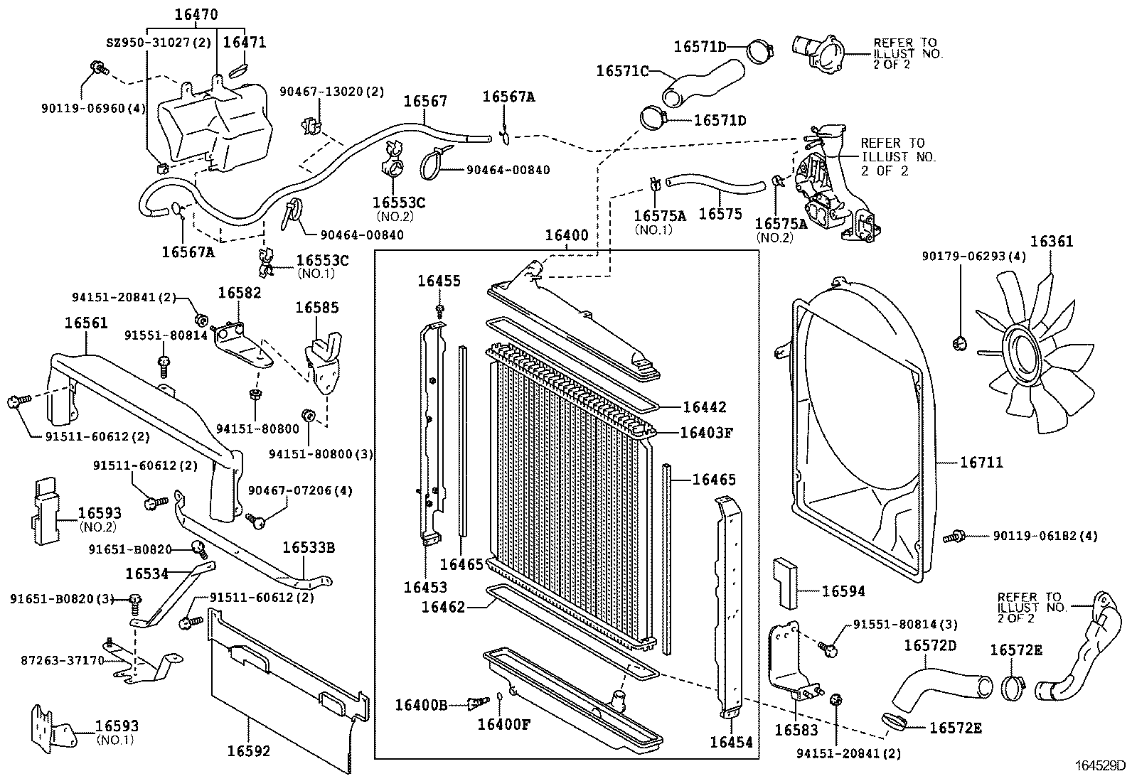  DYNA TOYOACE |  RADIATOR WATER OUTLET
