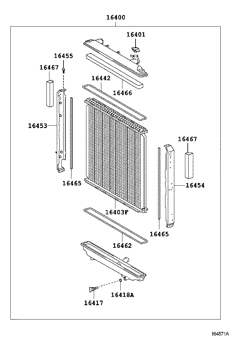  DYNA TOYOACE |  RADIATOR WATER OUTLET