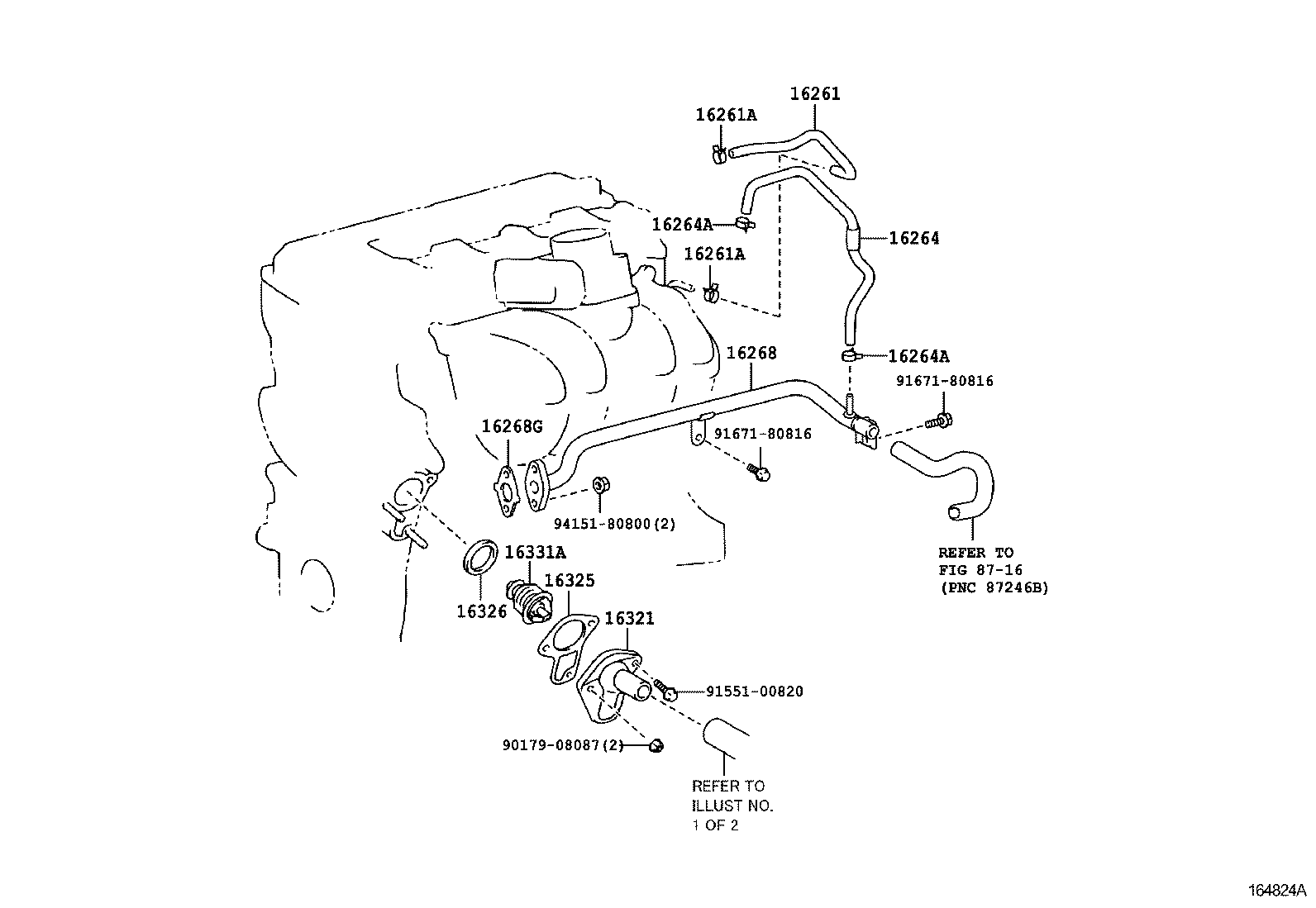 DYNA TOYOACE |  RADIATOR WATER OUTLET