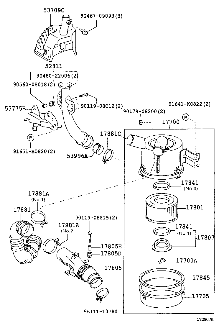  DYNA TOYOACE |  AIR CLEANER