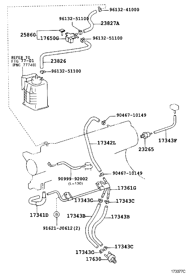  CROWN COMFORT SED |  VACUUM PIPING