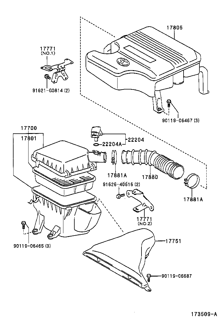  CROWN COMFORT SED |  AIR CLEANER
