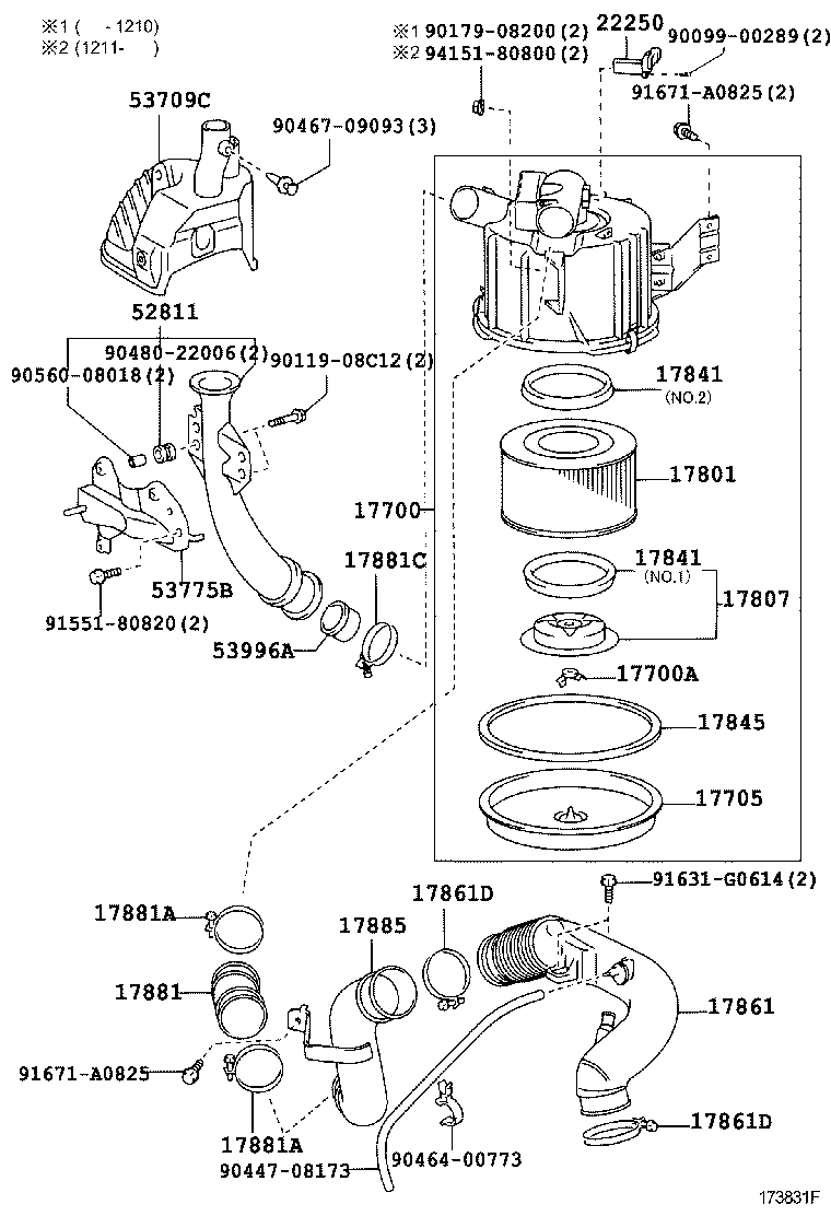  DYNA TOYOACE |  AIR CLEANER