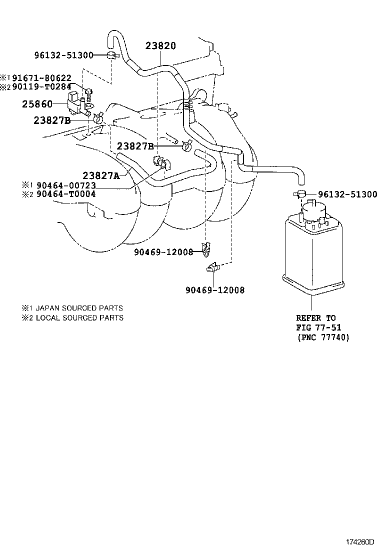  HIACE REGIUSACE |  VACUUM PIPING