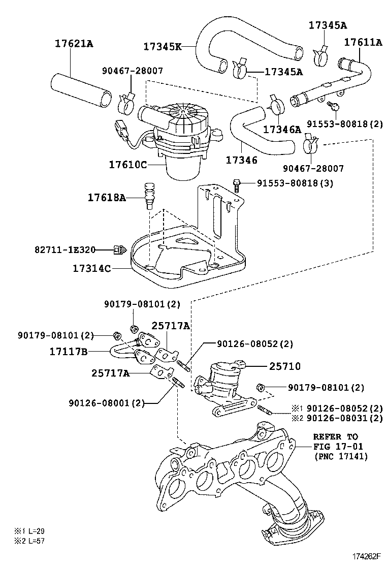  HIACE REGIUSACE |  MANIFOLD AIR INJECTION SYSTEM