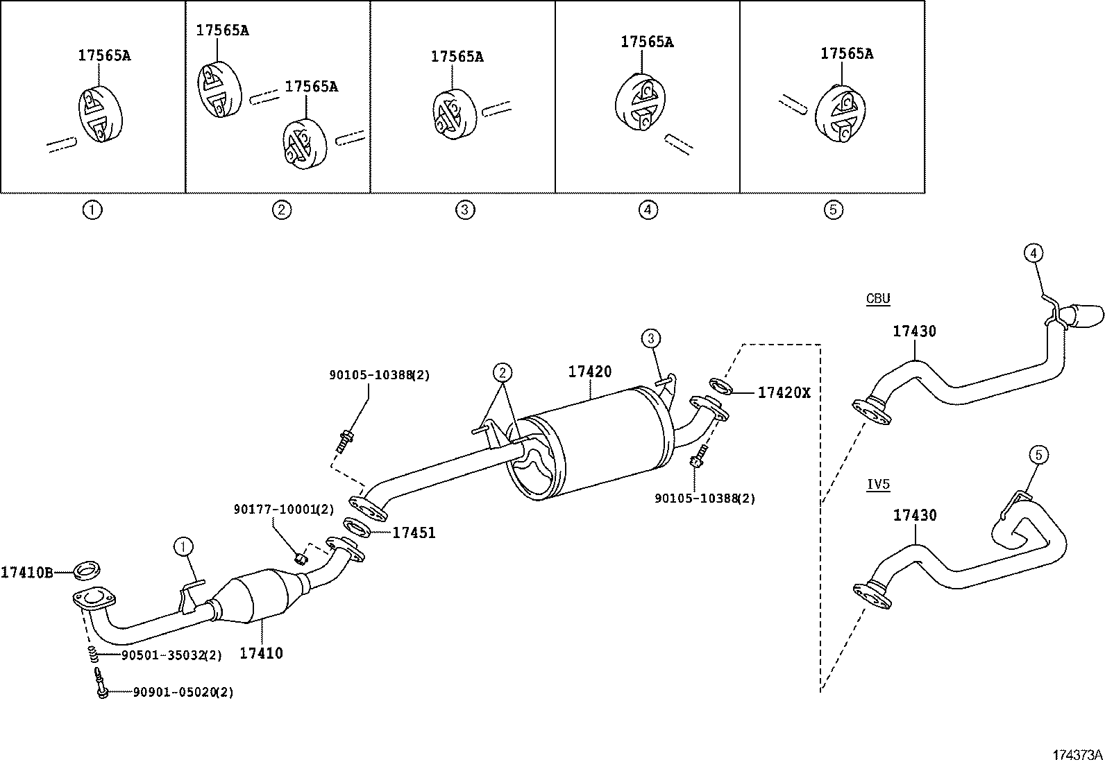  HIACE REGIUSACE |  EXHAUST PIPE