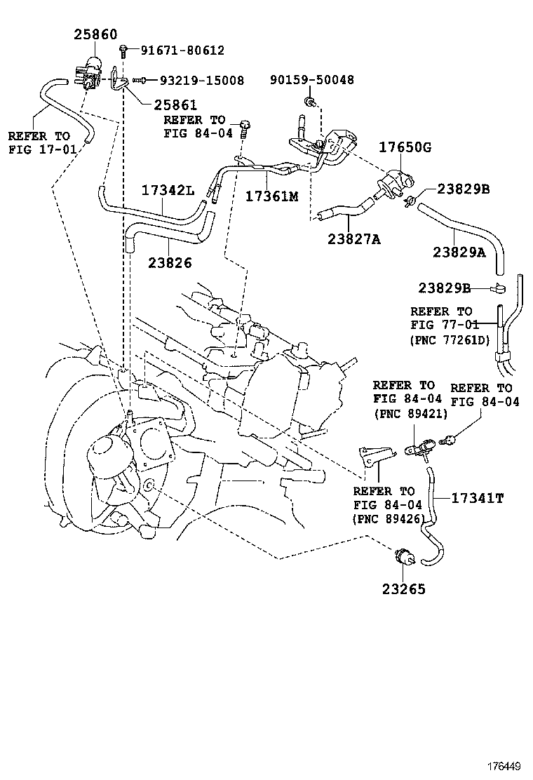  COROLLA AXIO FIELDER |  VACUUM PIPING