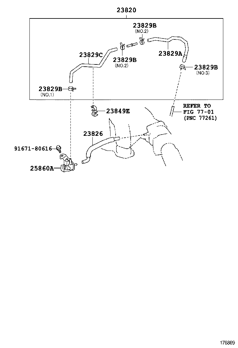  RX270 350 450H |  VACUUM PIPING