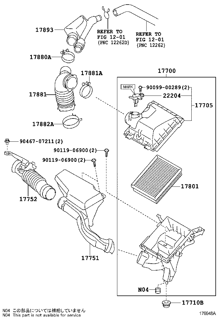  CT200H |  AIR CLEANER