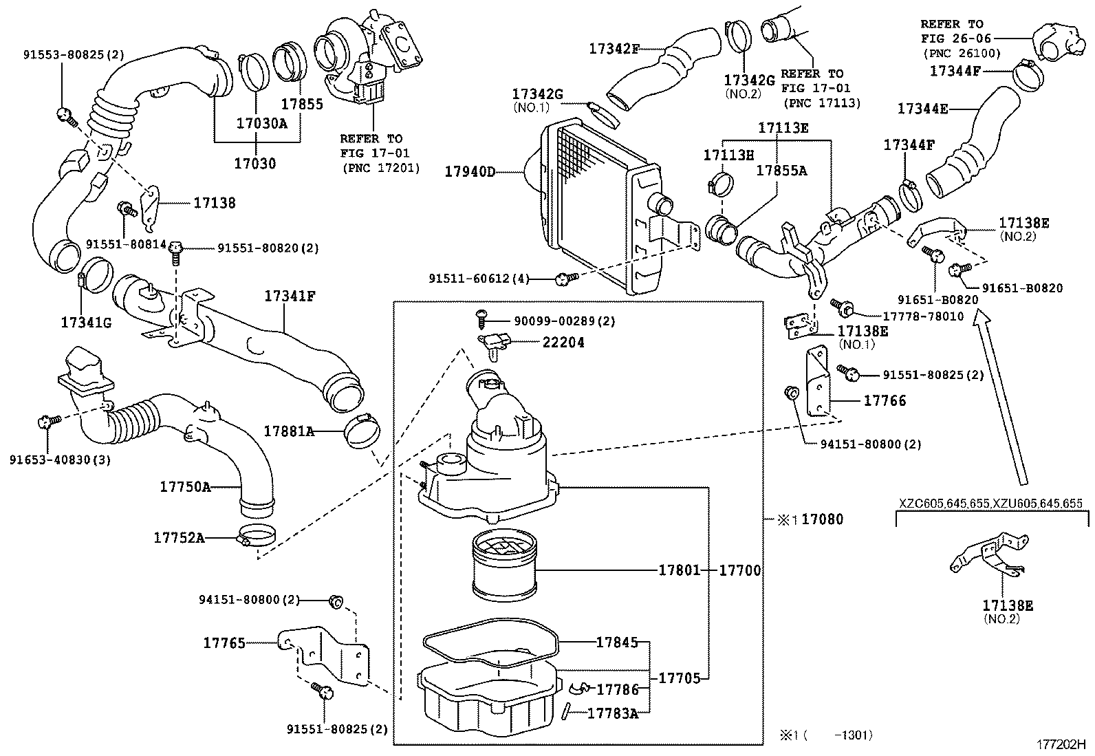  DYNA TOYOACE |  AIR CLEANER