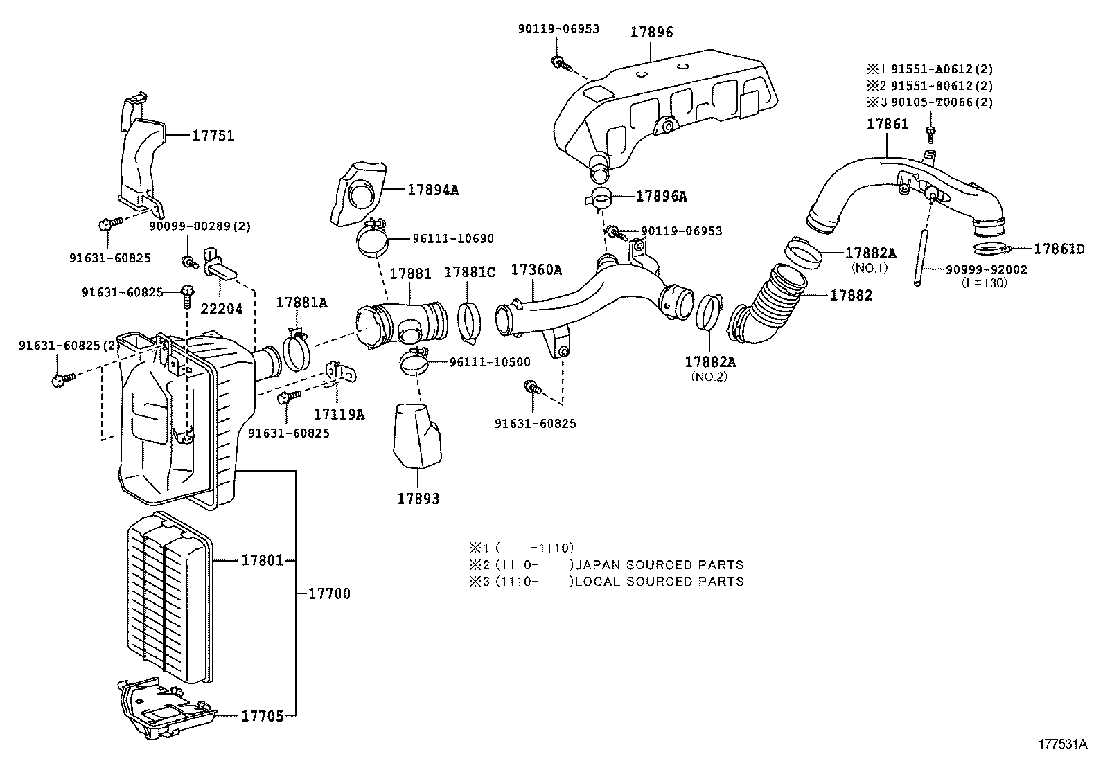  HIACE REGIUSACE |  AIR CLEANER