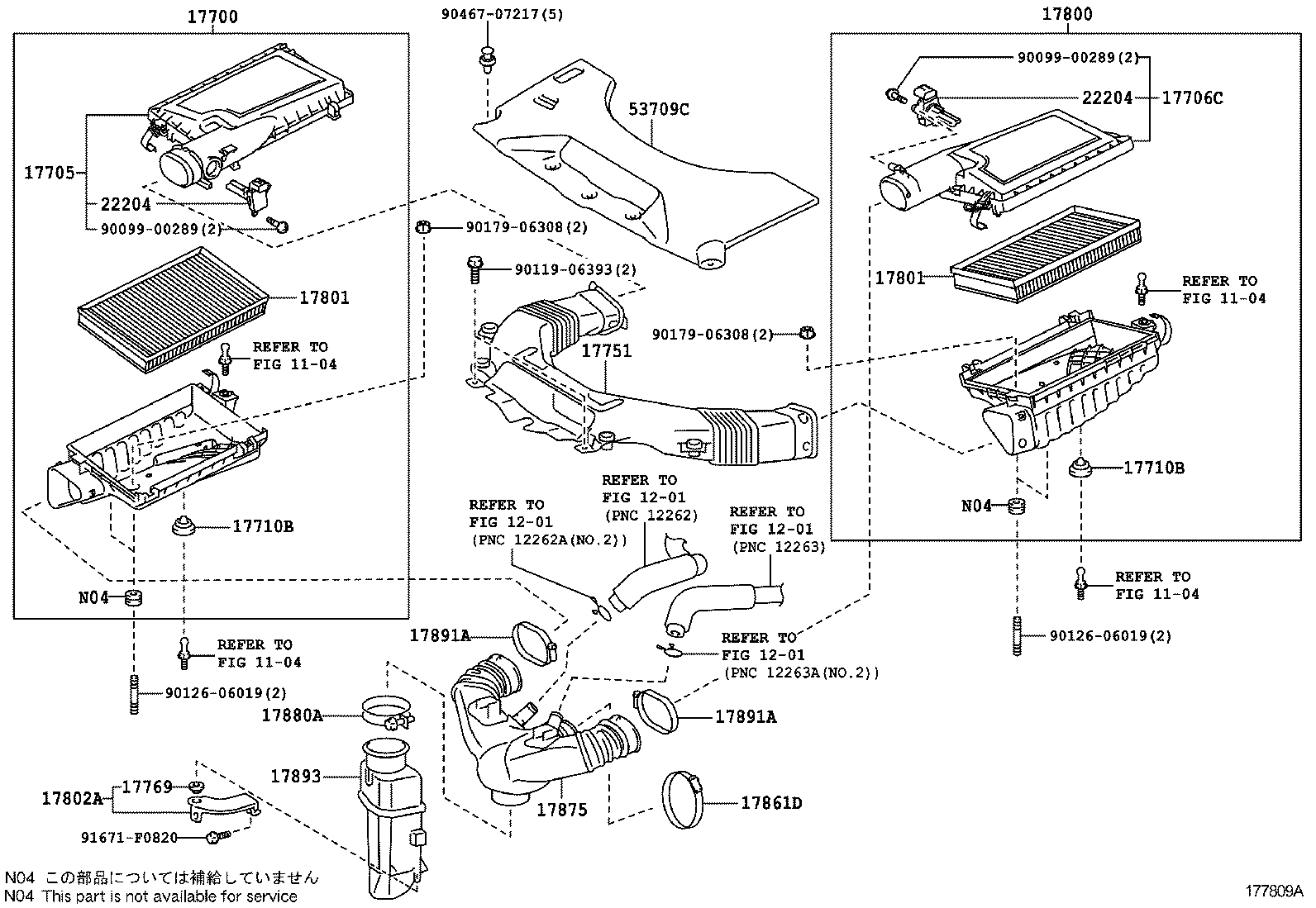  LS460 460L |  AIR CLEANER