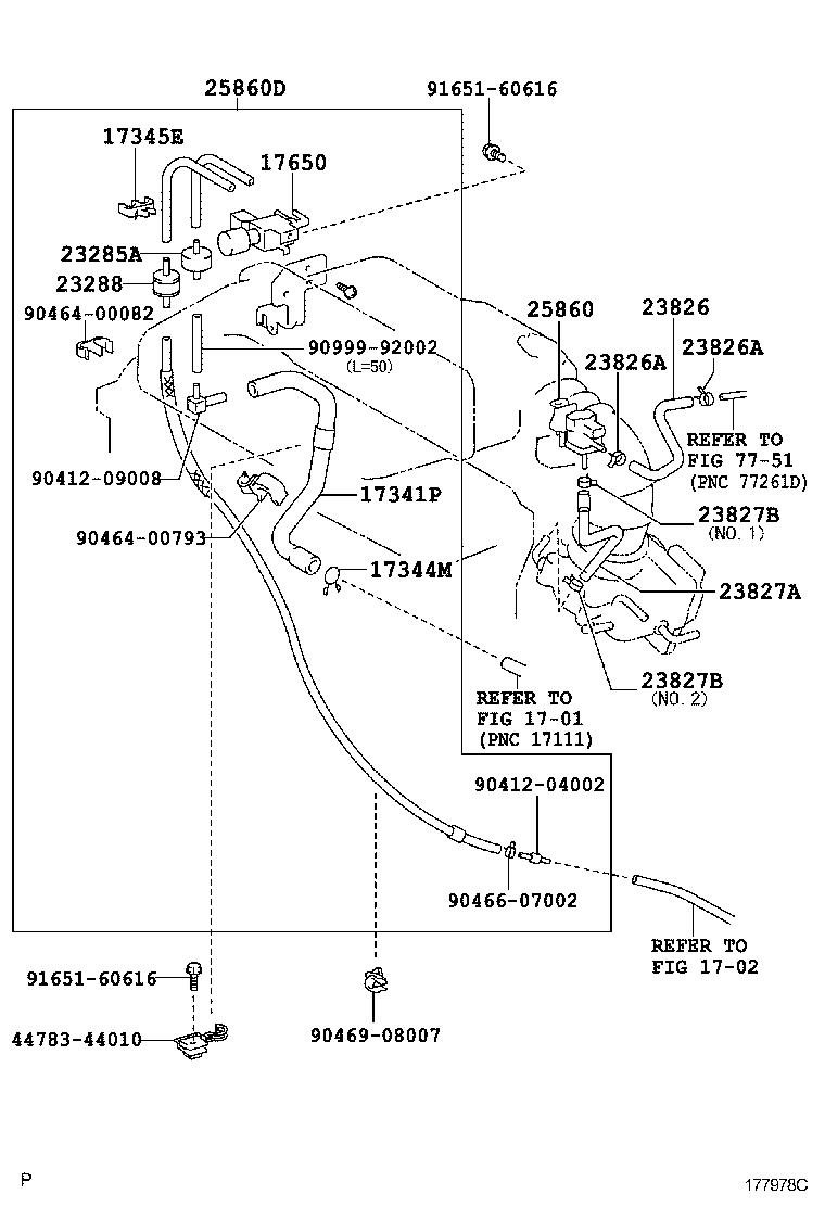  ESTIMA HYBRID |  VACUUM PIPING