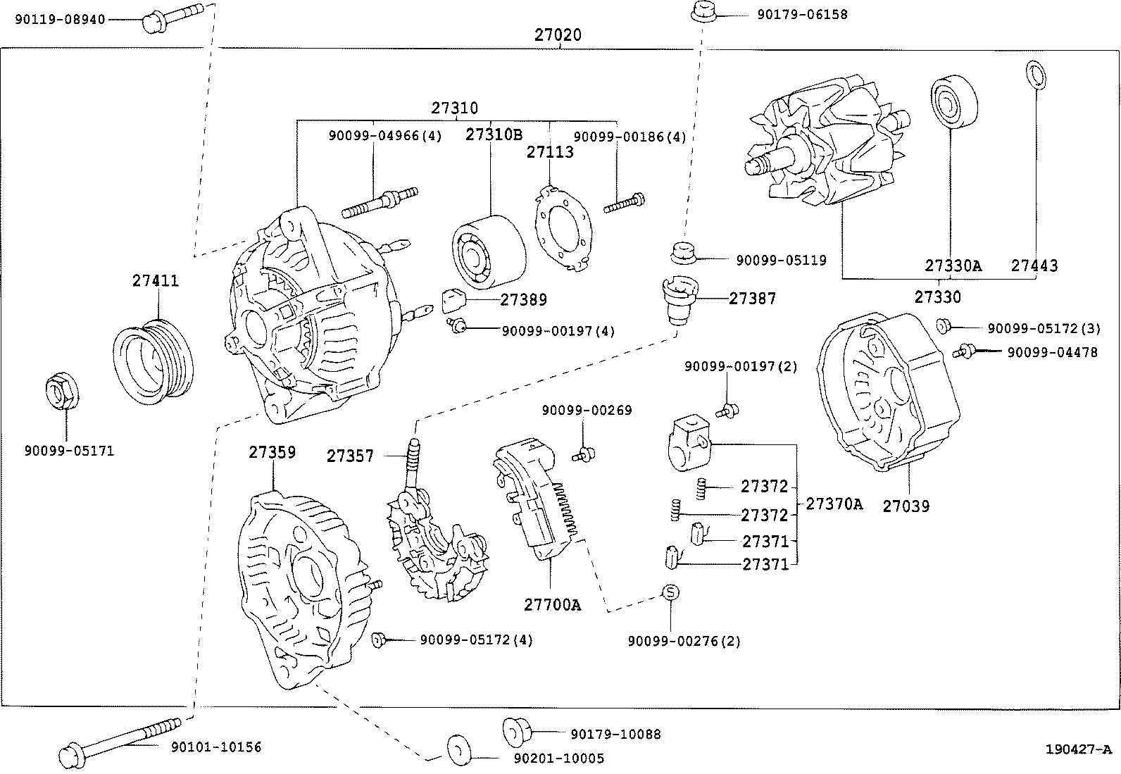  CROWN COMFORT SED |  ALTERNATOR