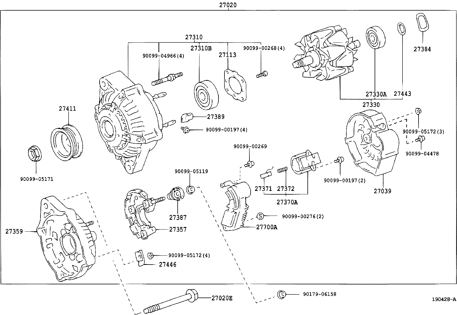  CROWN COMFORT SED |  ALTERNATOR
