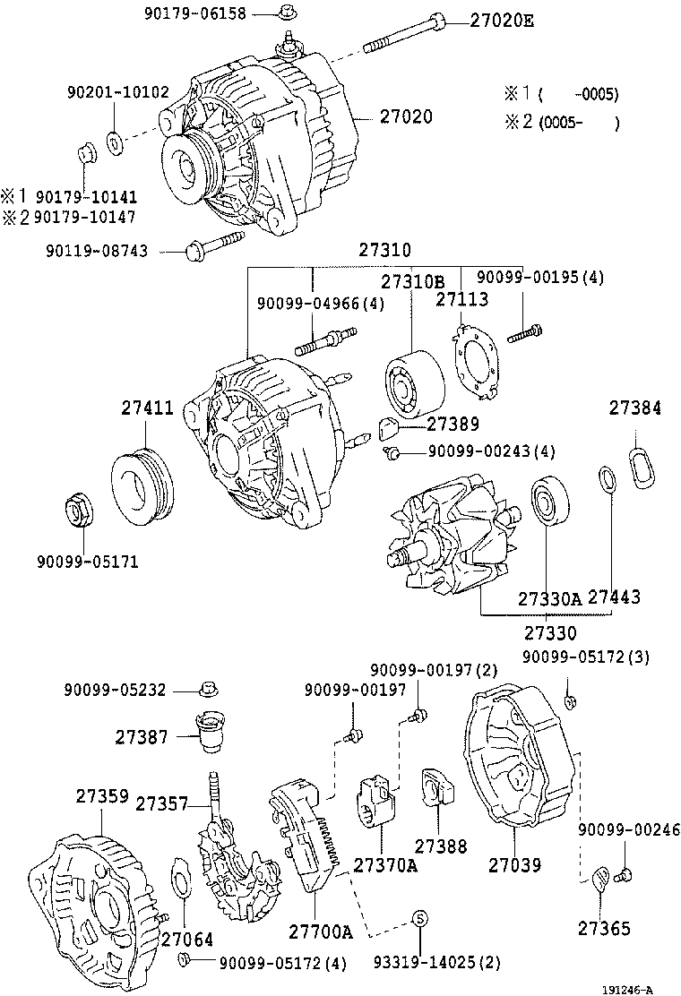  CROWN COMFORT SED |  ALTERNATOR