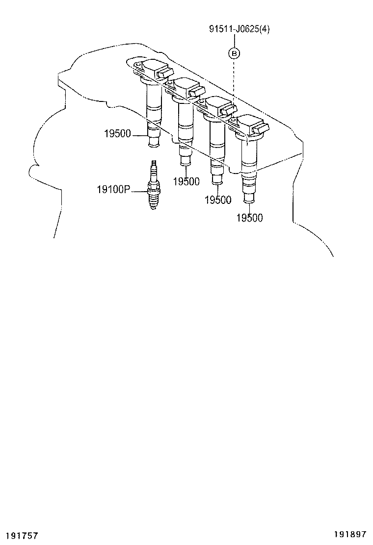  ISIS |  IGNITION COIL SPARK PLUG