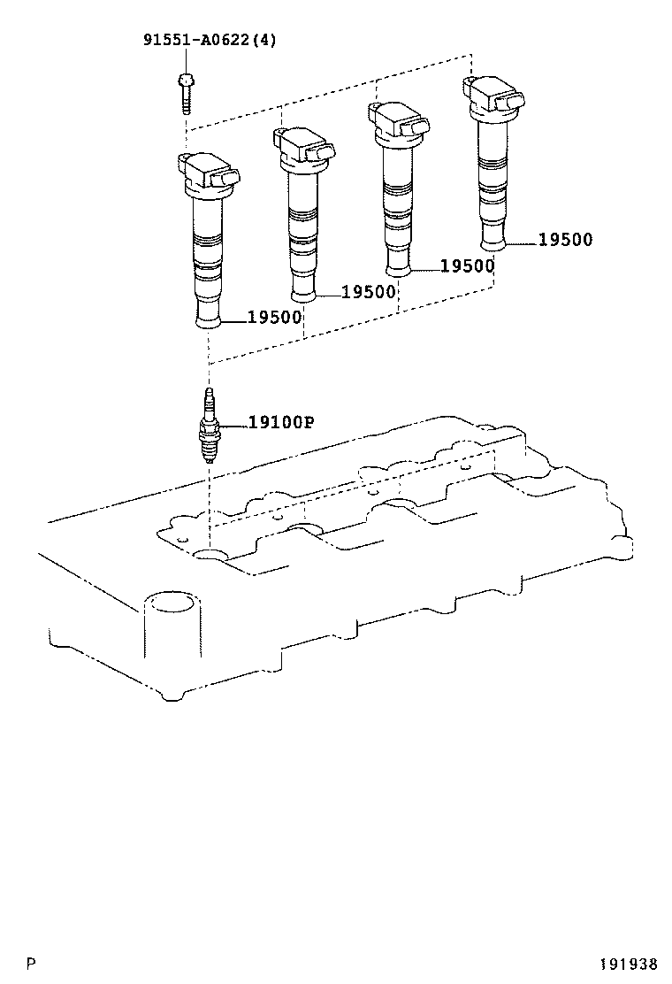  CROWN COMFORT SED |  IGNITION COIL SPARK PLUG