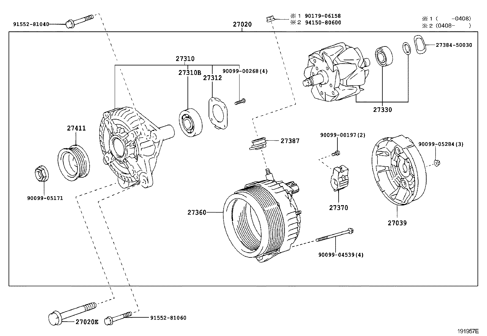  DYNA TOYOACE |  ALTERNATOR