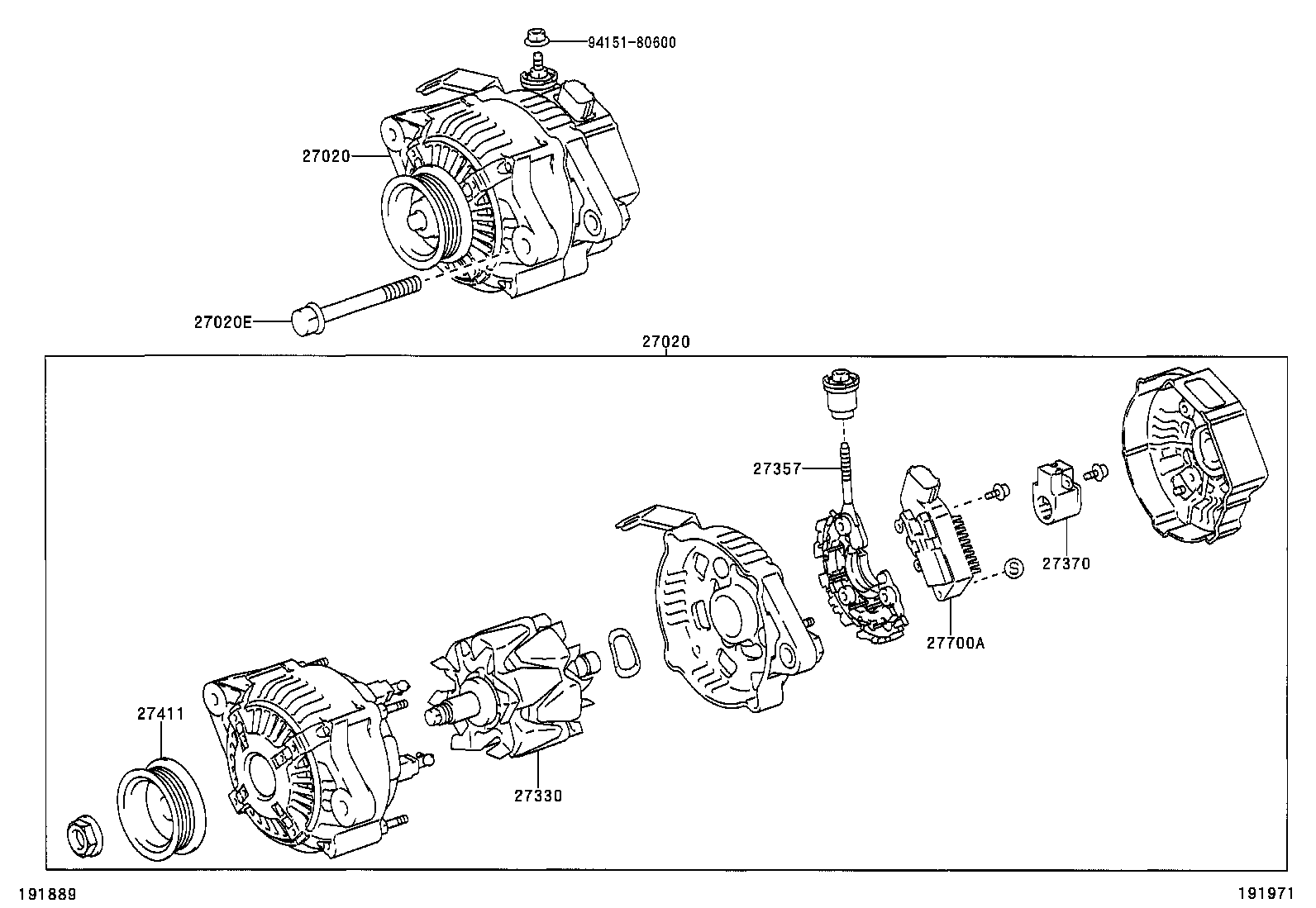  SIENTA |  ALTERNATOR