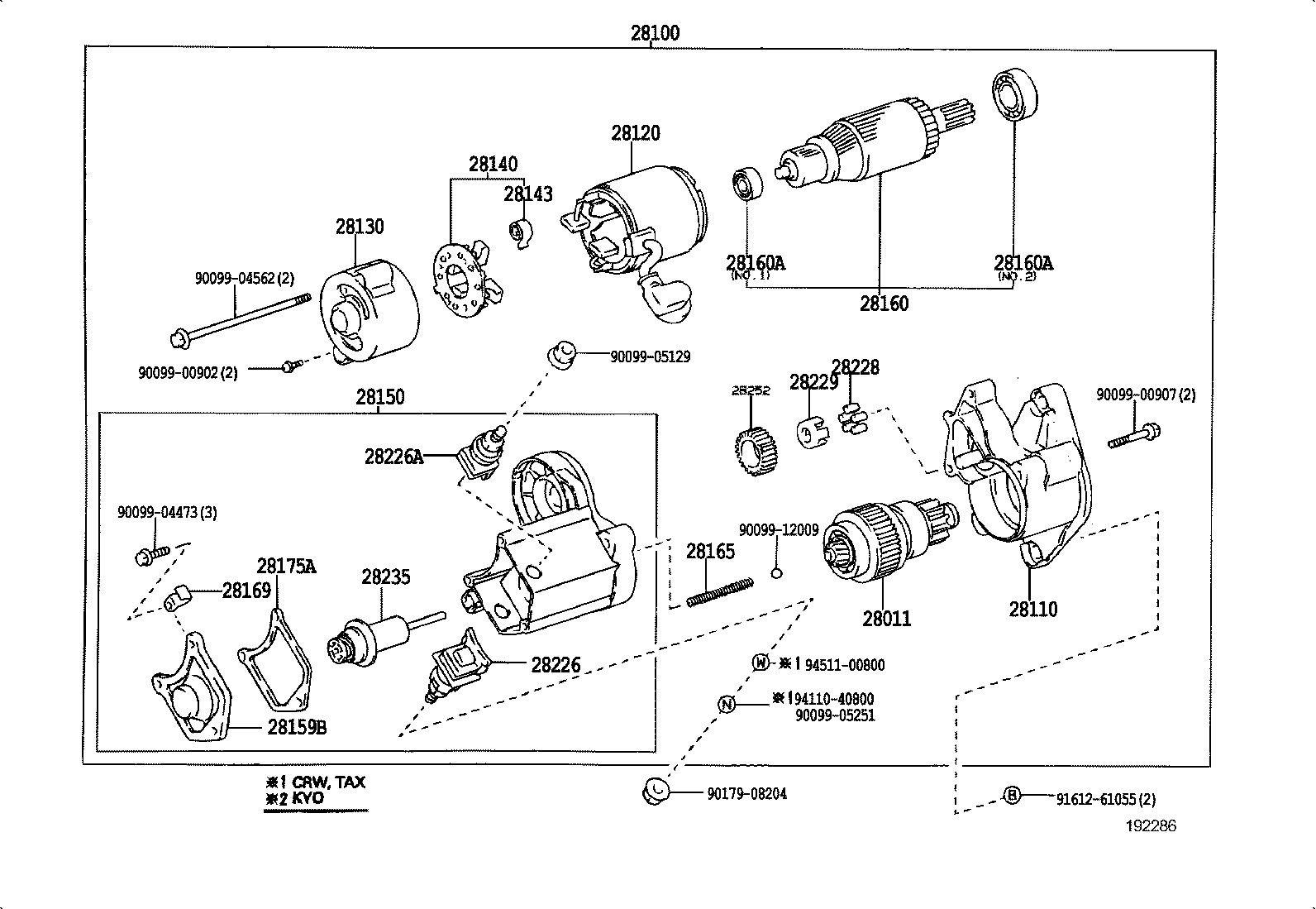  CROWN COMFORT SED |  STARTER