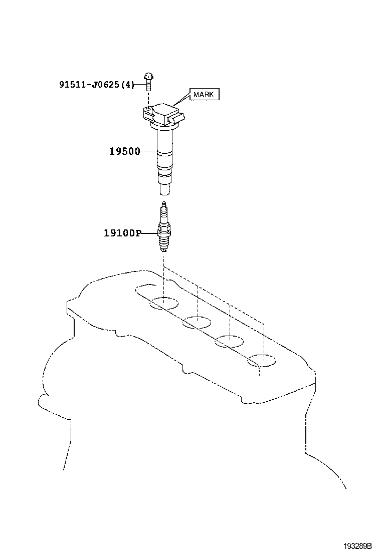  SAI |  IGNITION COIL SPARK PLUG