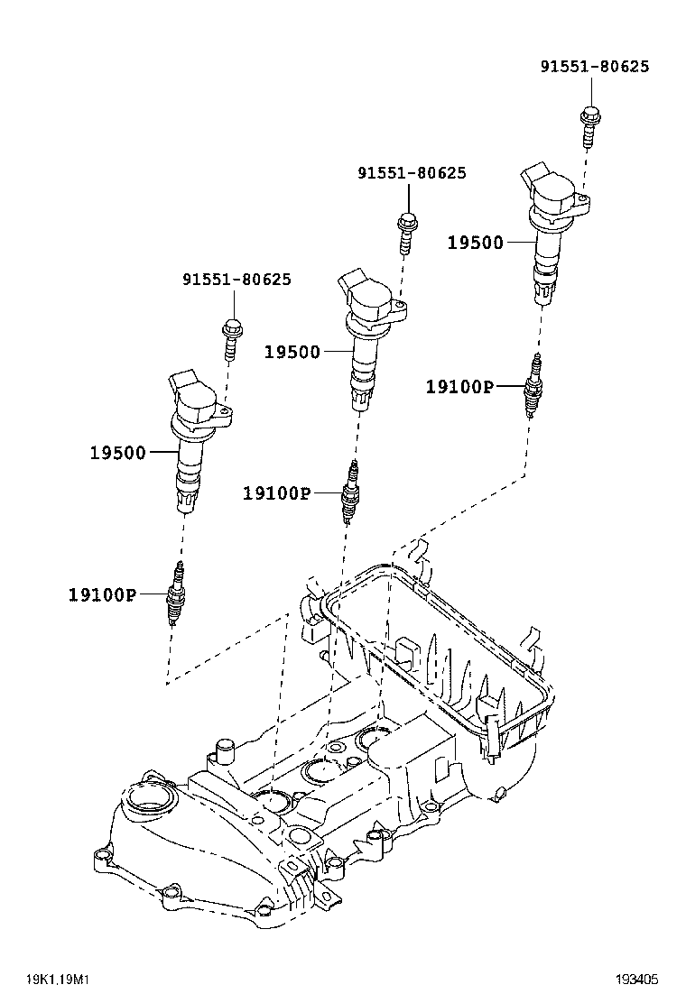  PASSO |  IGNITION COIL SPARK PLUG