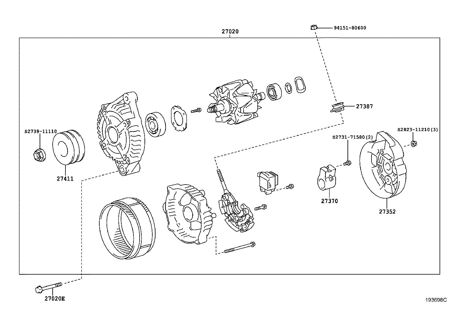  DYNA TOYOACE |  ALTERNATOR