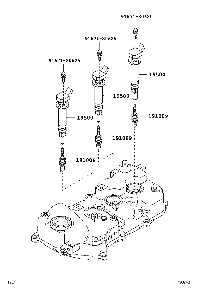  PIXIS EPOCH |  IGNITION COIL SPARK PLUG