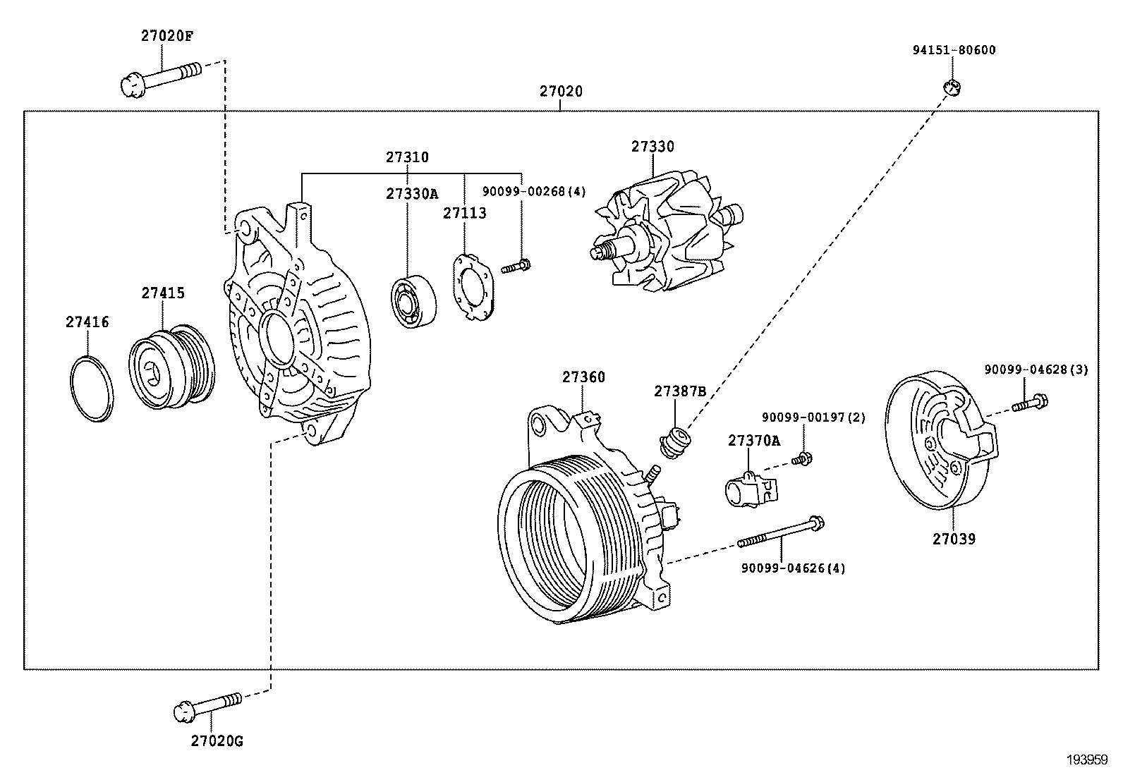  PORTE SPADE |  ALTERNATOR