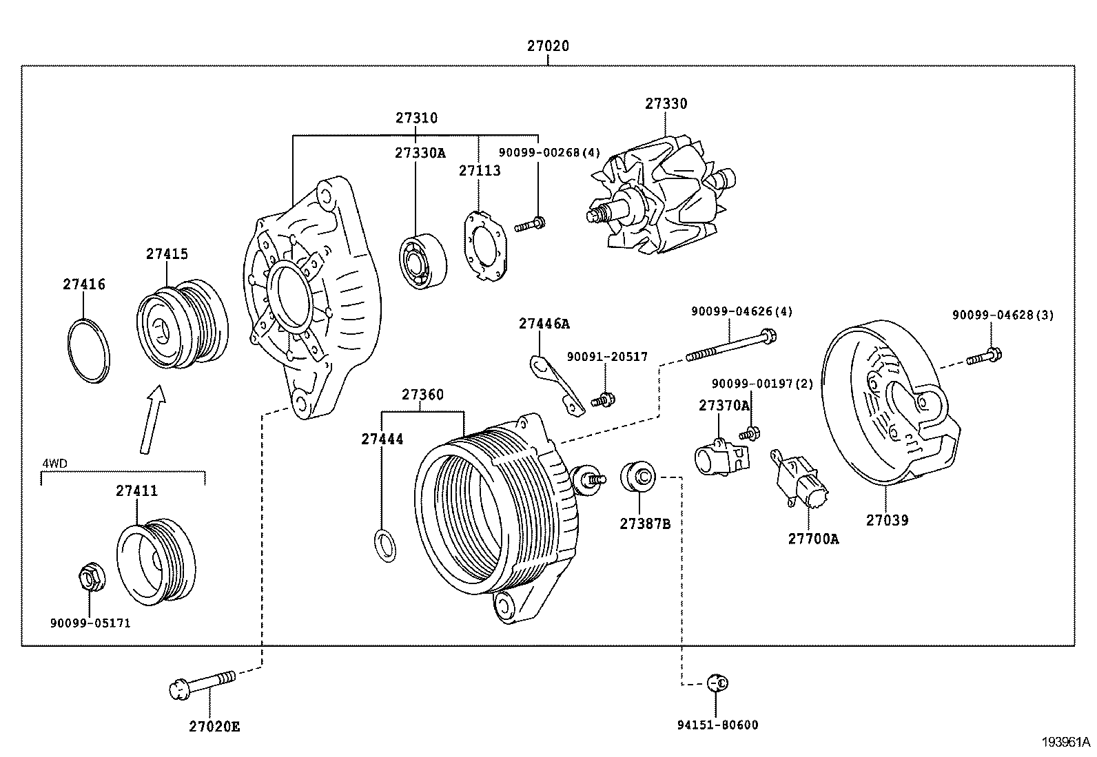  PORTE SPADE |  ALTERNATOR