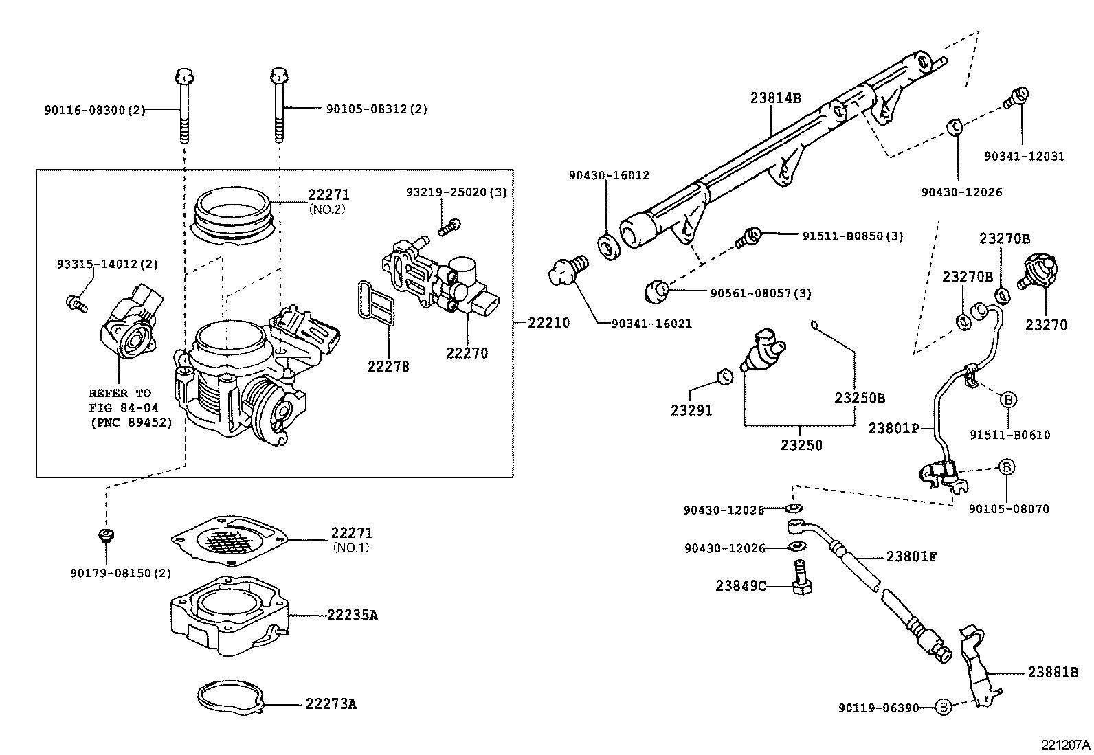  CROWN COMFORT SED |  FUEL INJECTION SYSTEM