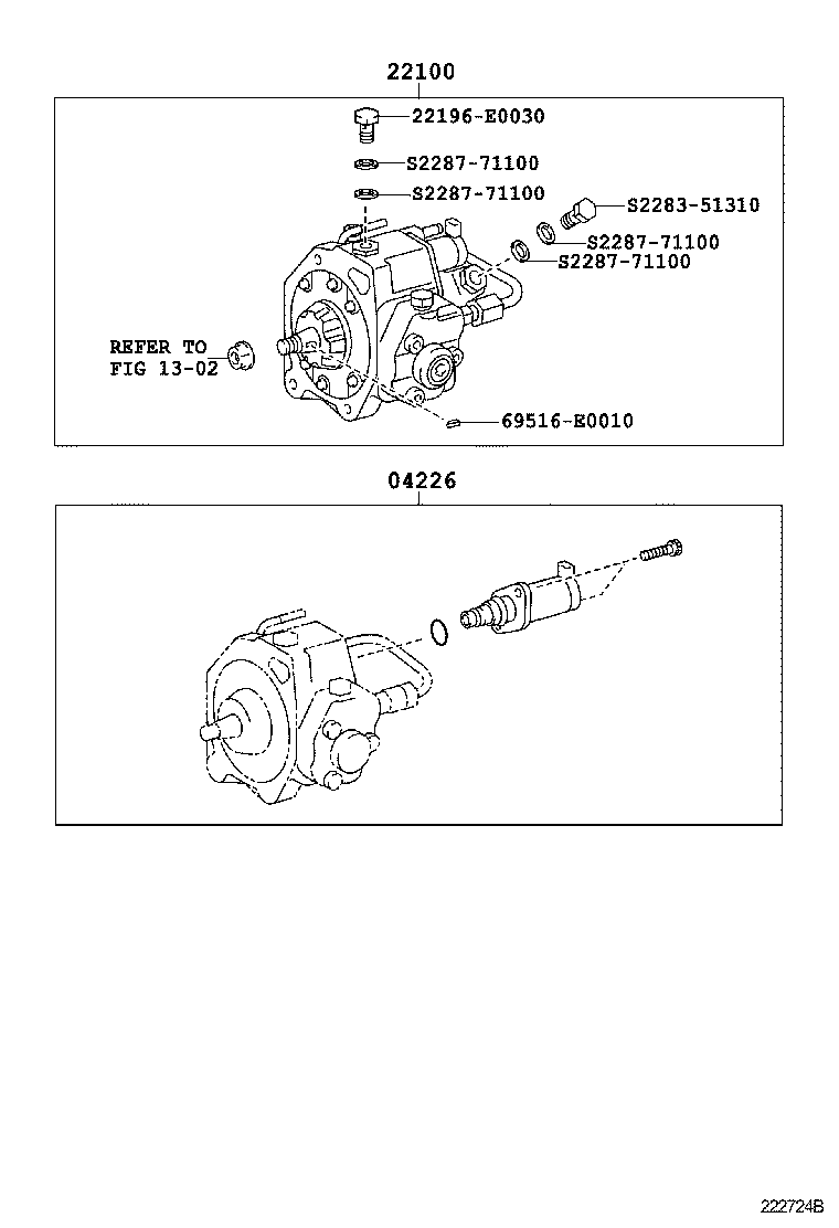  COASTER |  INJECTION PUMP ASSEMBLY