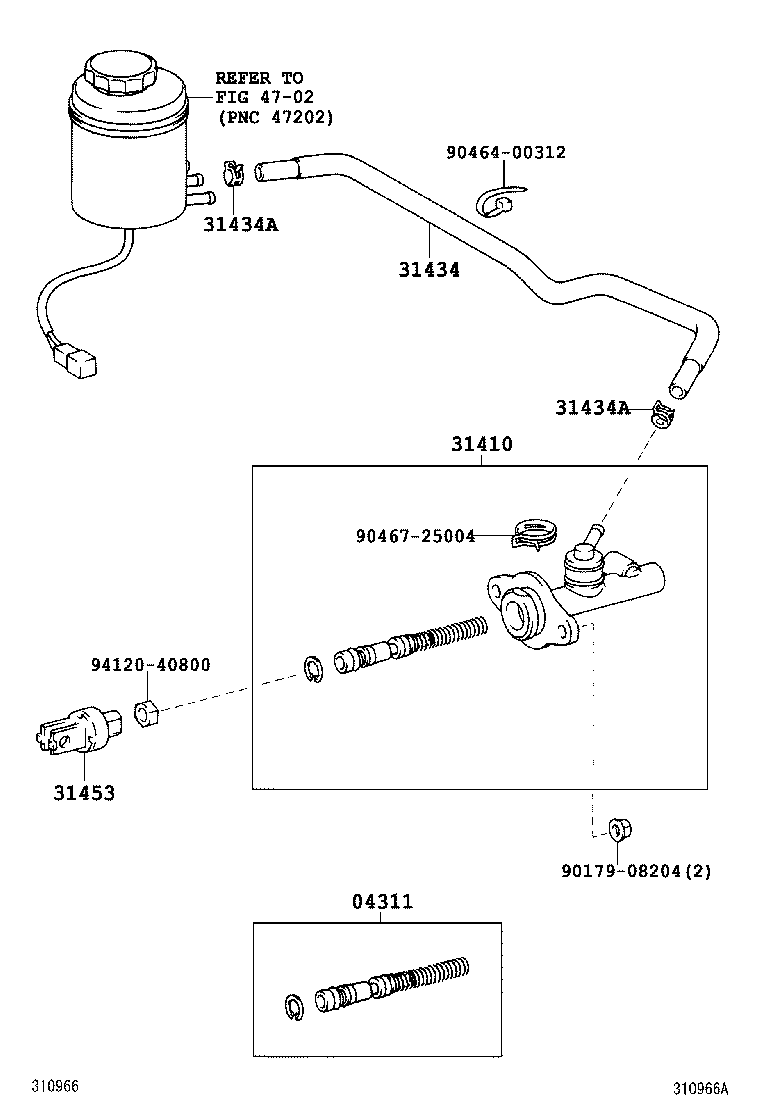  COASTER |  CLUTCH MASTER CYLINDER