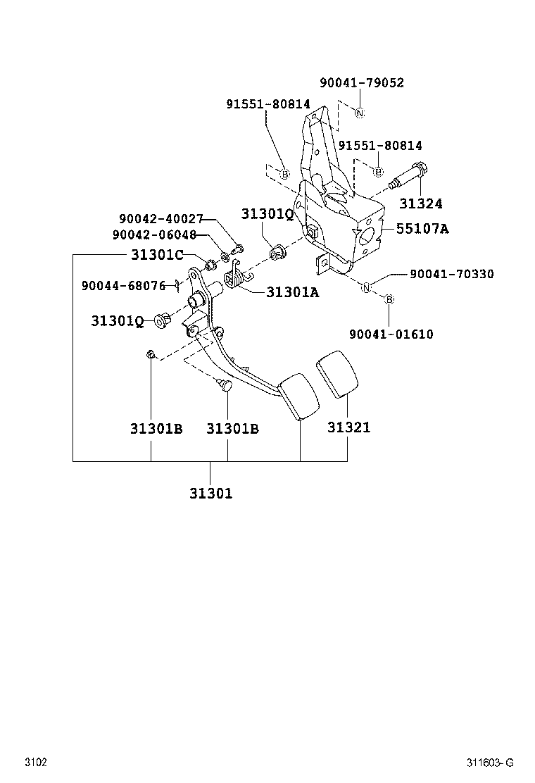  RUSH |  CLUTCH PEDAL FLEXIBLE HOSE