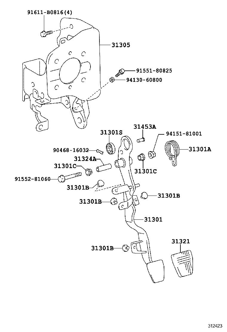  DYNA TOYOACE |  CLUTCH PEDAL FLEXIBLE HOSE