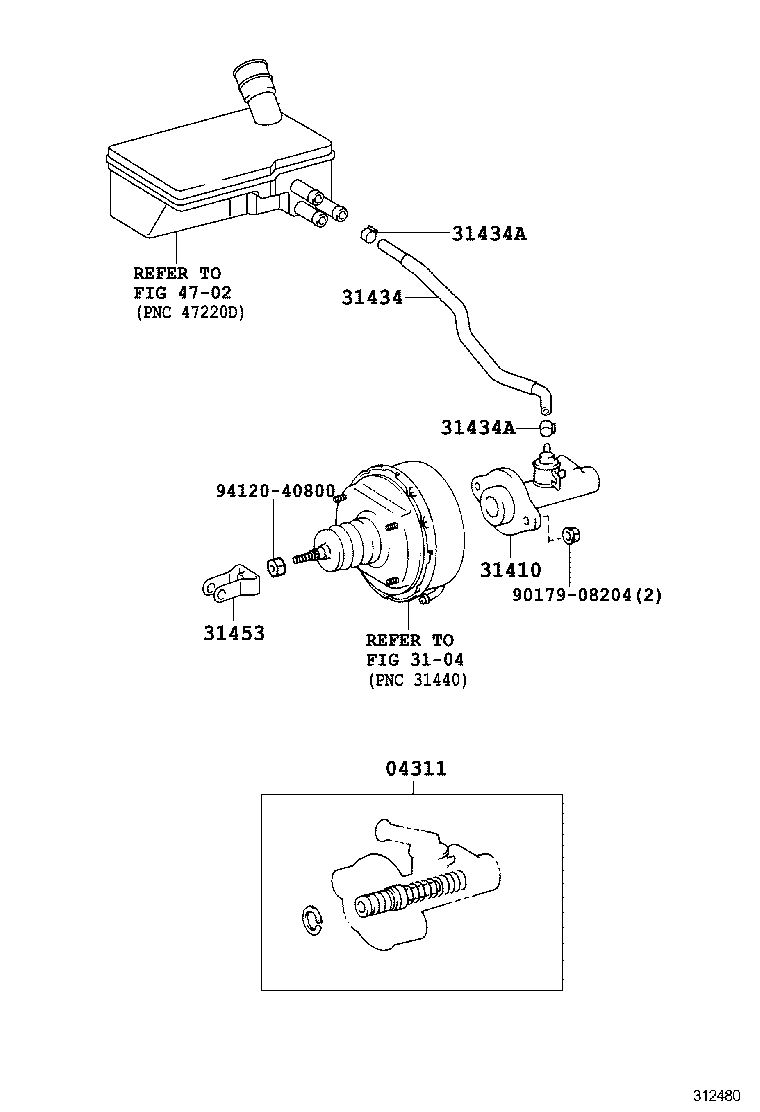  DYNA TOYOACE |  CLUTCH MASTER CYLINDER