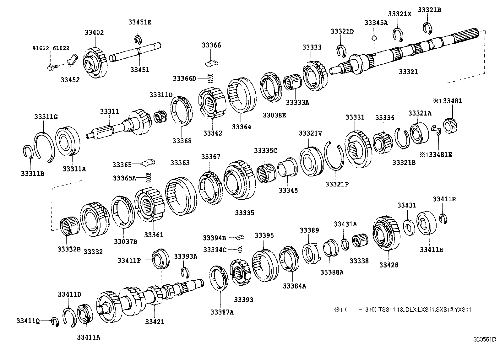  CROWN COMFORT SED |  TRANSMISSION GEAR MTM