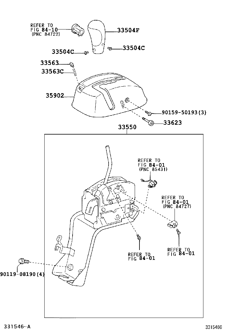  DYNA TOYOACE |  SHIFT LEVER RETAINER