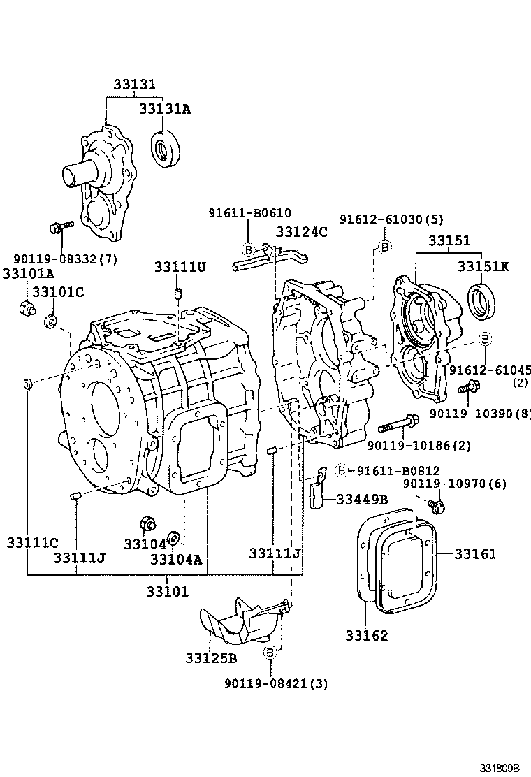  COASTER |  CLUTCH HOUSING TRANSMISSION CASE MTM