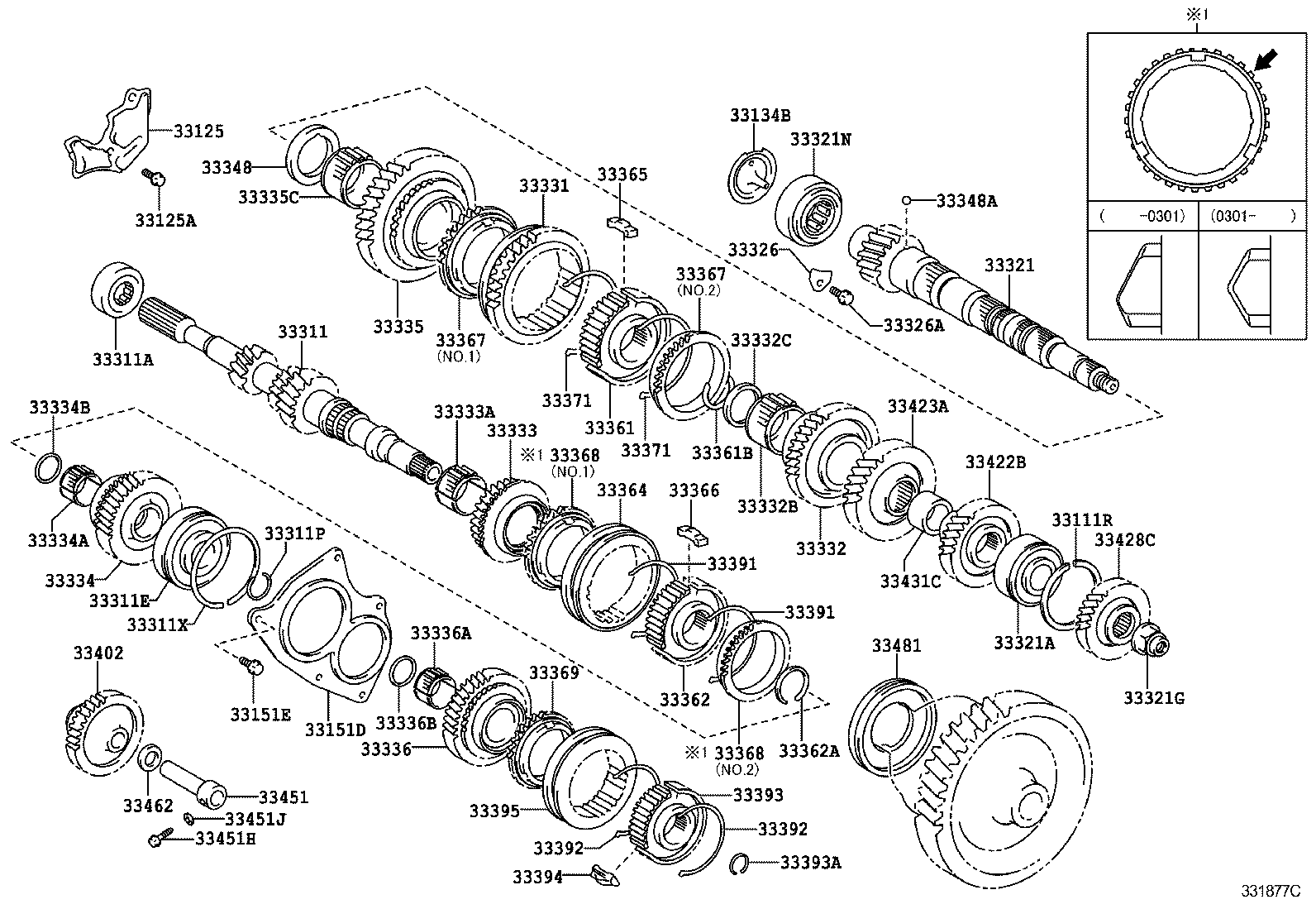  PROBOX SUCCEED |  TRANSMISSION GEAR MTM