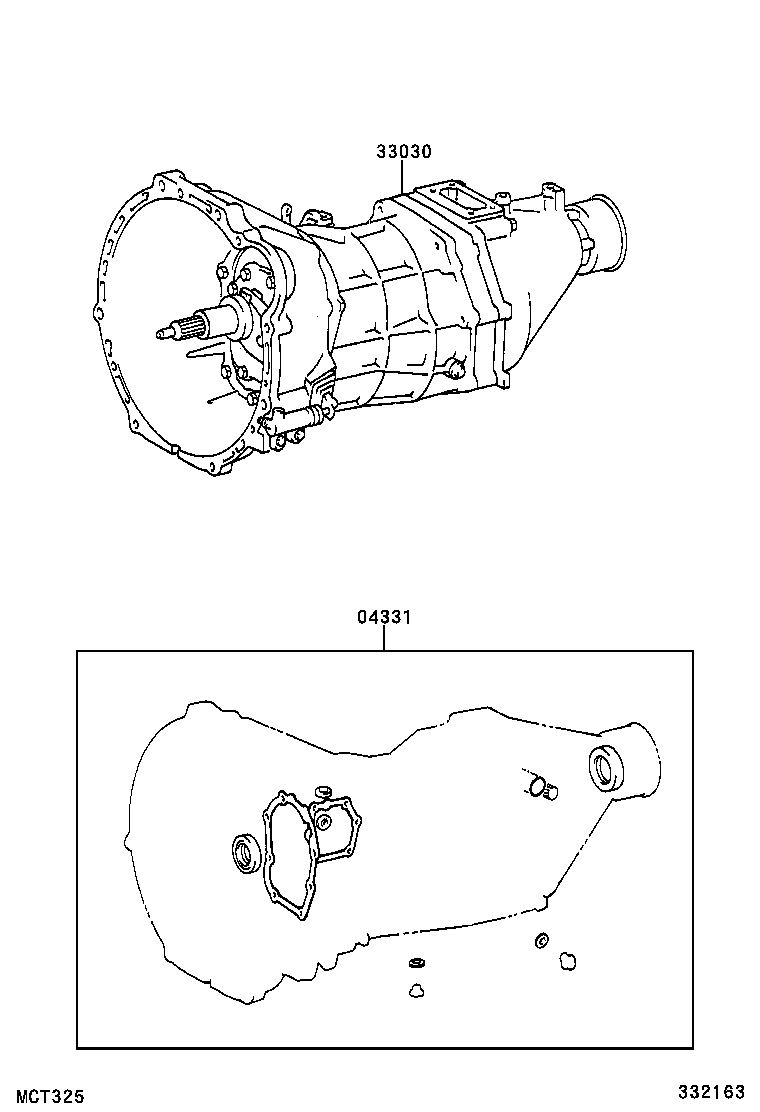 DYNA TOYOACE |  TRANSAXLE OR TRANSMISSION ASSY GASKET KIT MTM