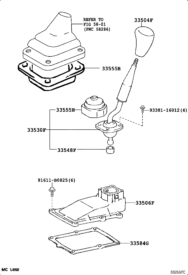  CROWN COMFORT SED |  SHIFT LEVER RETAINER
