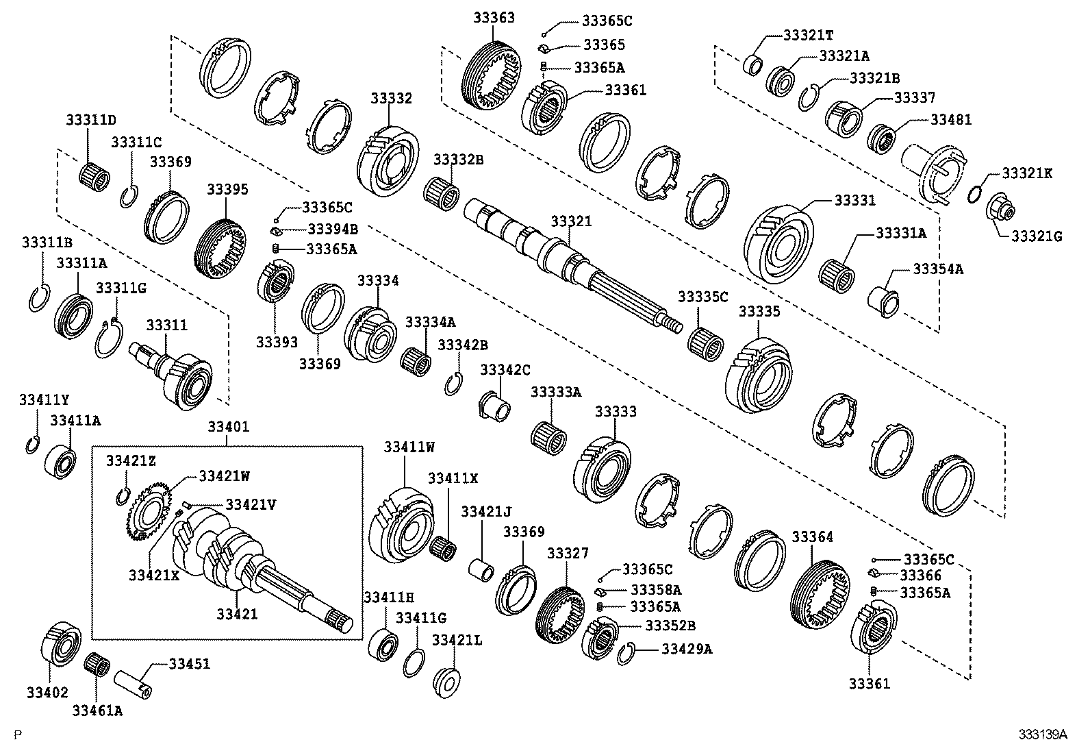  DYNA TOYOACE |  TRANSMISSION GEAR MTM
