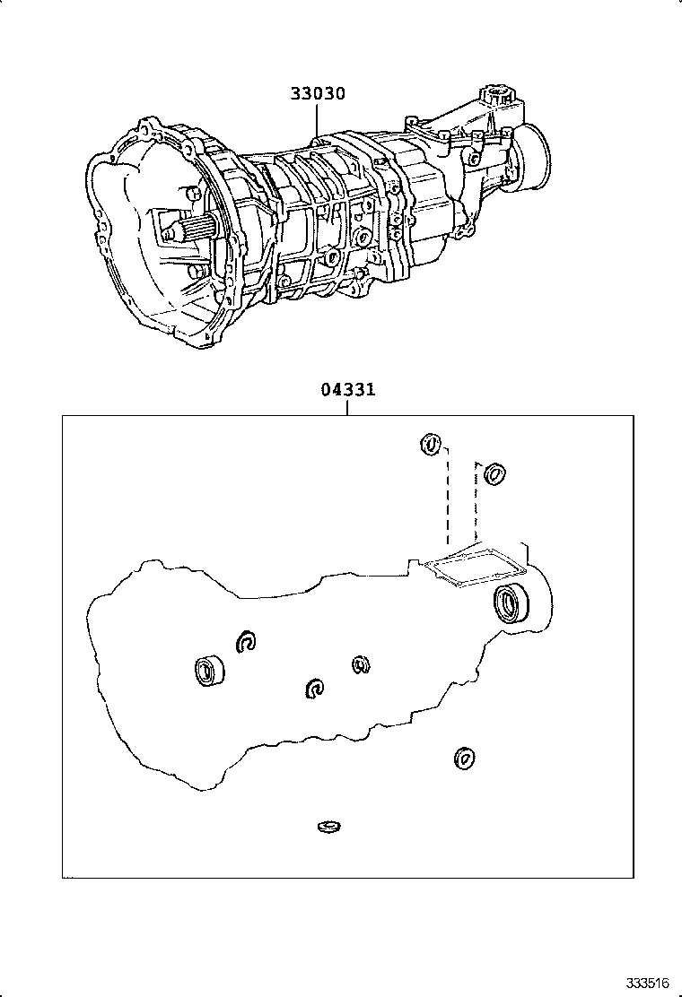  CROWN COMFORT SED |  TRANSAXLE OR TRANSMISSION ASSY GASKET KIT MTM